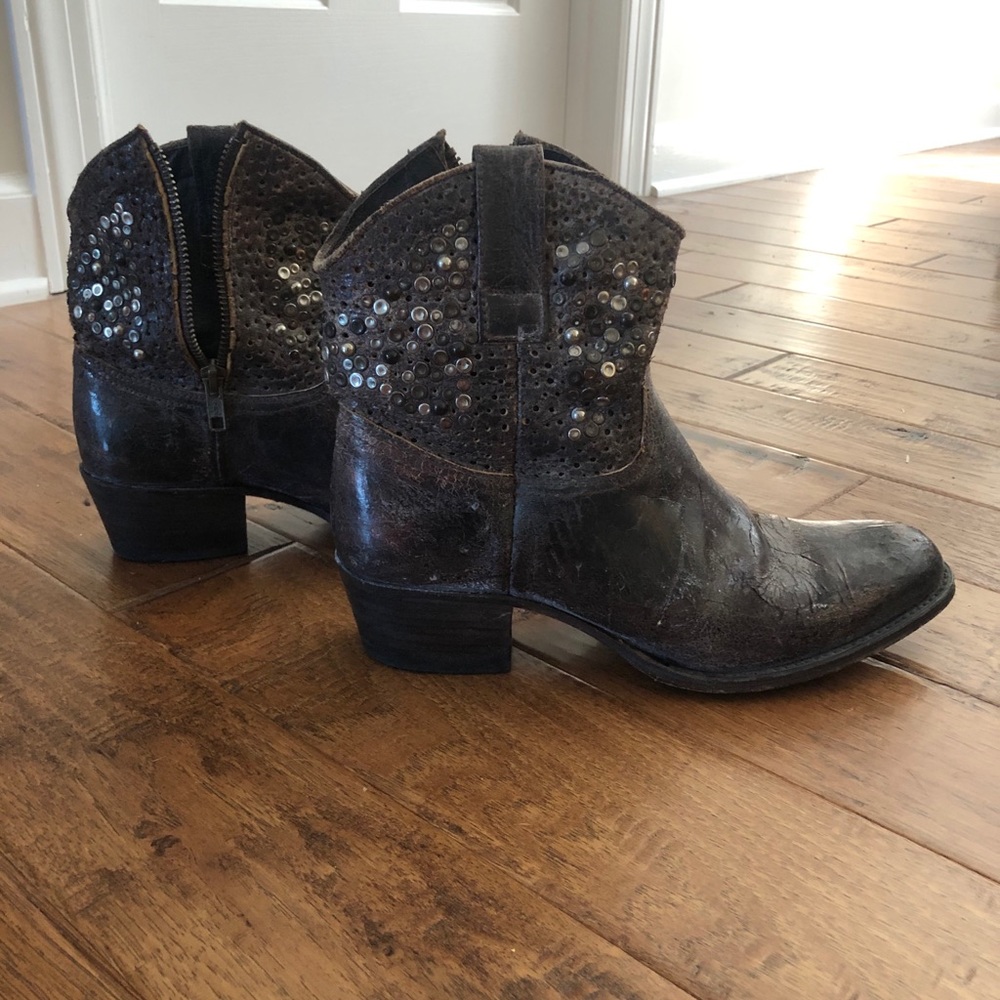 Frye “Deborah” Studded Bootie